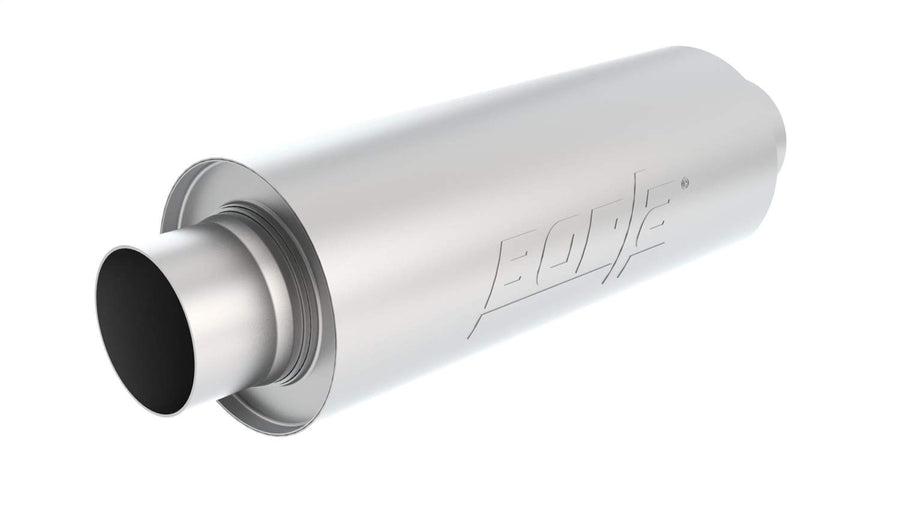 BORLA XR-1 Multicore 40722 Multi-Core Racing Muffler For Venues Requiring A Muffler - 3.5" Center In/ 3.5" Center Out6.25" Round x 16" Long Body 21" Overall Length. Universal. Reversible.