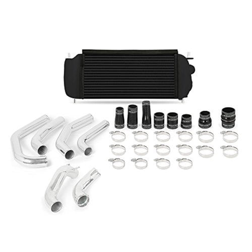 Mishimoto Intercooler Kit MMINT-F27T-15KPBK Fits Ford F-150 EcoBoost 2.7L 2015-2017 Black Kit, Polished Hoses