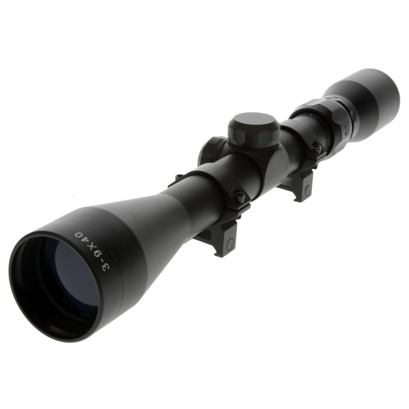 TRUGLO TRUSHOT Durable Hunting Shooting Waterproof Fogproof Shock Resistant 1" Aluminum Tube Duplex Reticle Riflescope | Scope Rings Included - Weaver-Style, 3-9 x 40mm