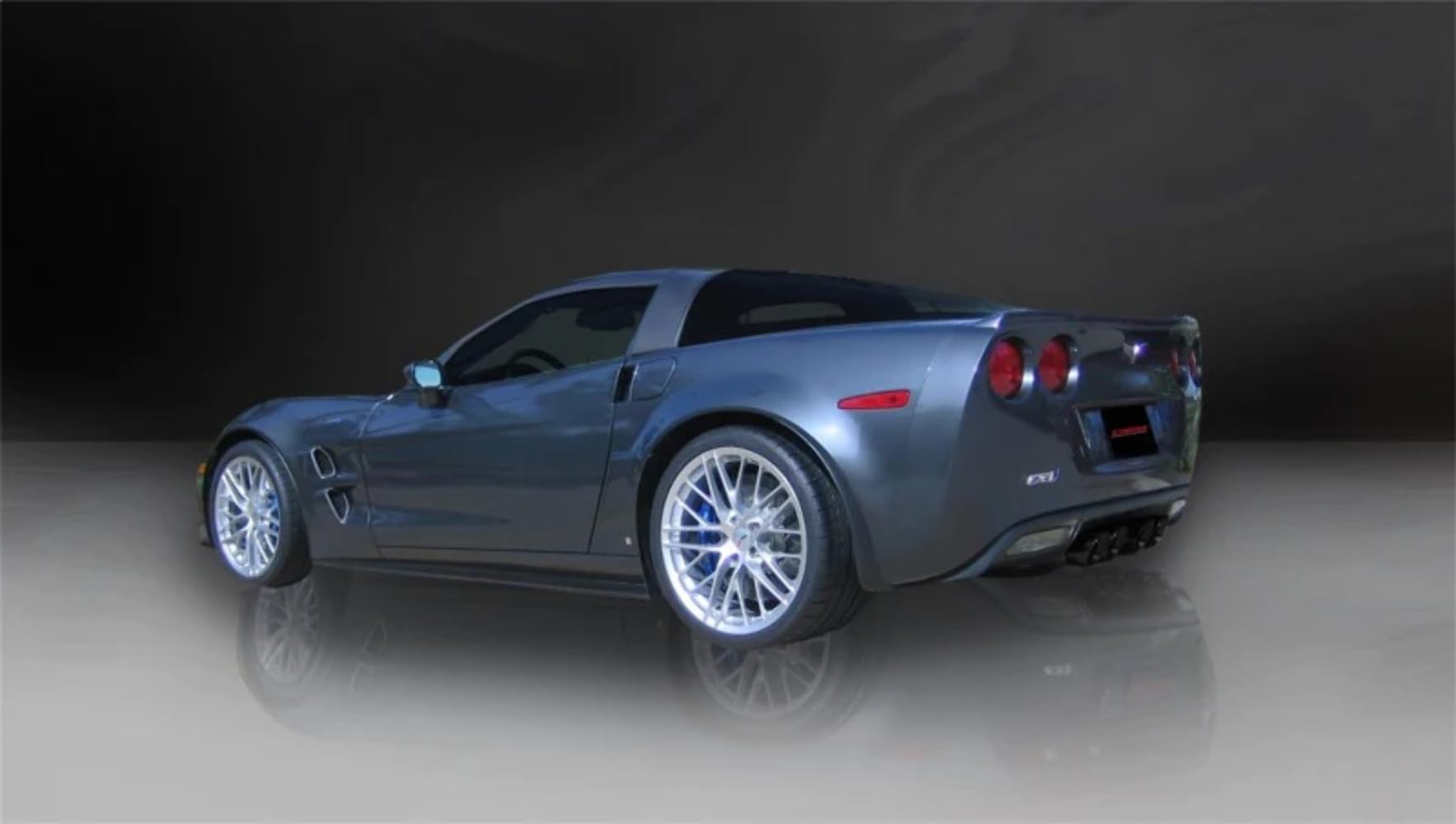 Cat-Back 3.0 IN Twin 4.0 IN Tips (14164CB3) Sport Sound Level | 2012-2013 Corvette C6 Z06 ZR1 Black PVD