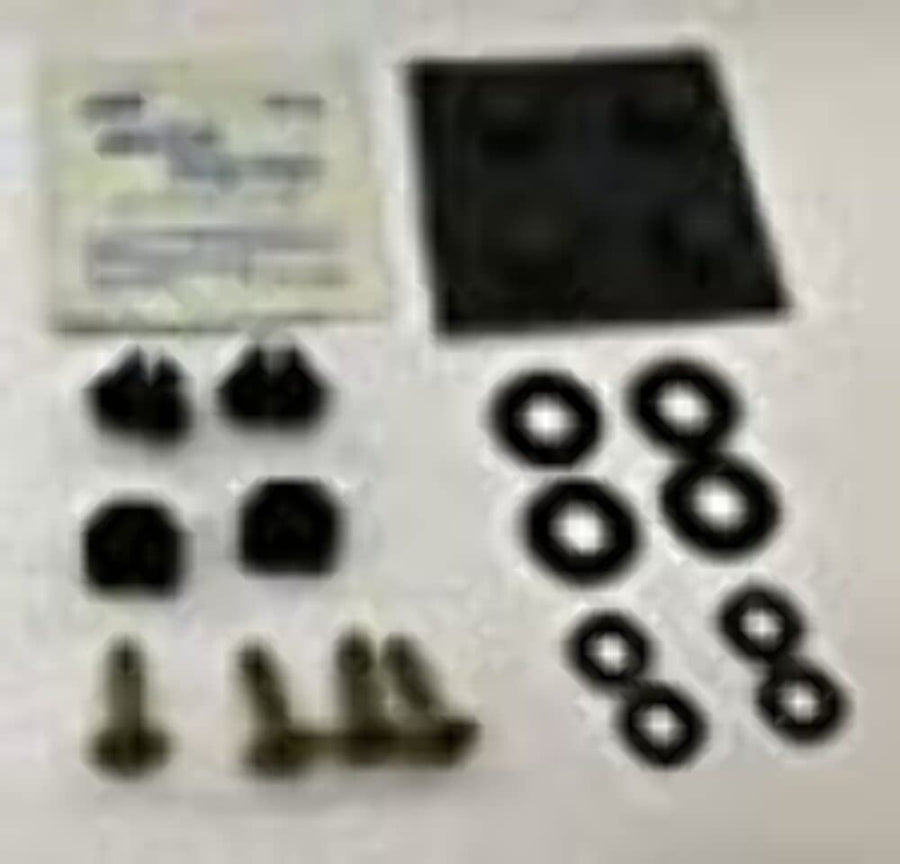 TrailFX Bug Shield Mounting Hardware Kit RH8702H OE Replacement Parts for TrailFX Hood Shields With Steel Brackets, Stainless Steel Screws and Rubber Bump Stops
