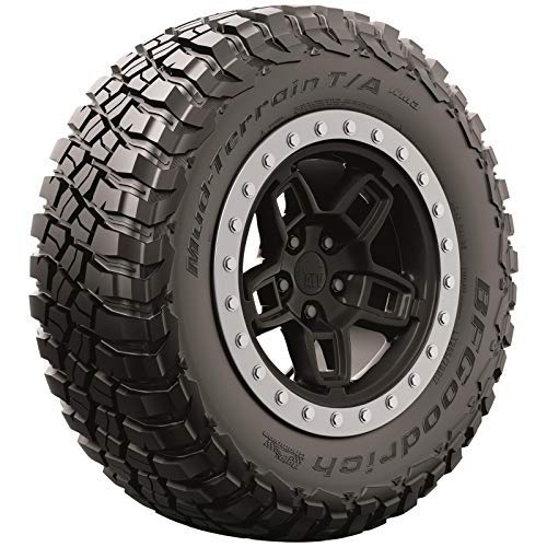 Mud Terrain T/A KM3 BFGoodrich Radial Car Tire for Light Trucks, SUVs, and Crossovers, 37x12.50R18/C 115Q