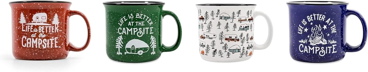 14 oz Libatc Coffee Mug CAMCO - Pack of 4