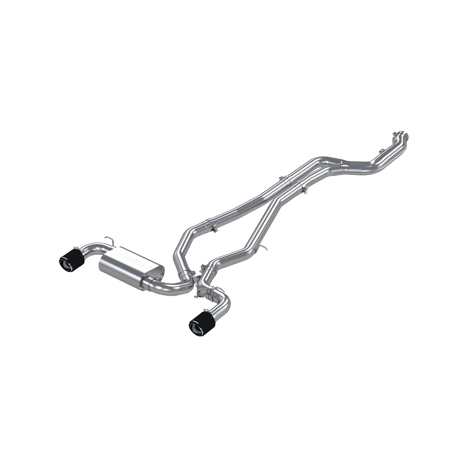 Toyota Supra 2020+ MBRP 3.0L 3in Catback Dual Rear Carbon Fiber Tips - T304
