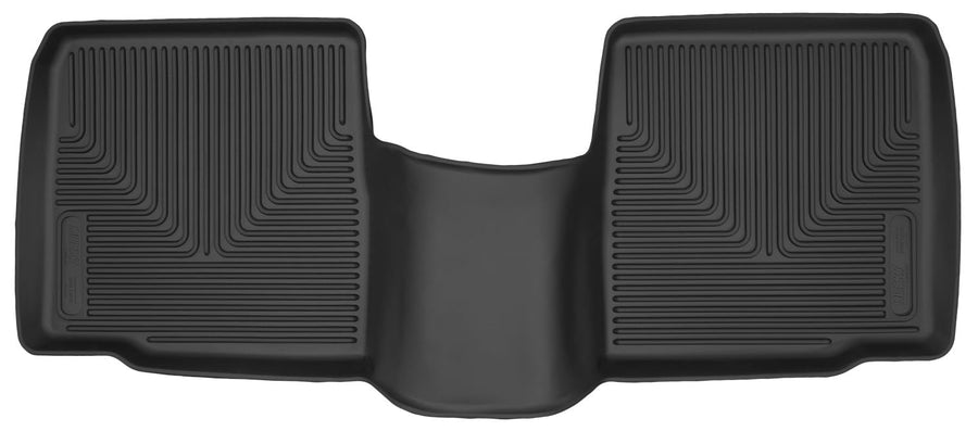 Husky Liners Floor Mats X-act Contour | Fits 2015-2019 Ford Explorer w/Out 2nd Row Floor Console | 2nd Row, 1-pc Black - 53431