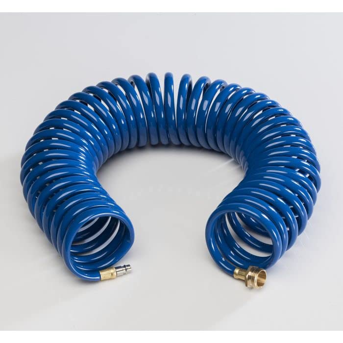 15' Coiled Extension Hose Empire Faucets for Quick Disconnect Valves