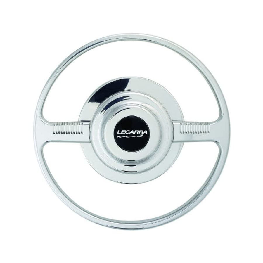 Horn Ring Lecarra 3710, Billet Aluminum, Single Contact, Logo, Polished for Mark 10 W