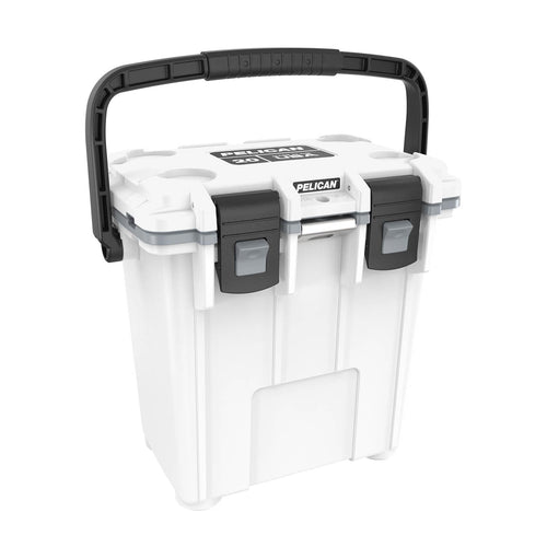 20 Quart Pelican Elite Cooler (White/Gray)