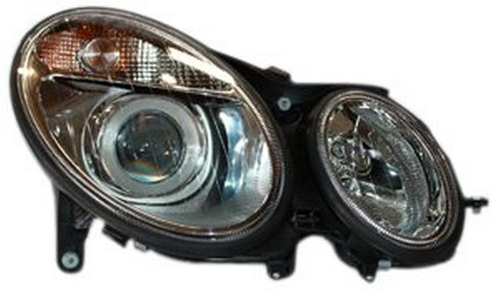 Right Headlight Assembly TYC Compatible with 2003-2006 Mercedes Benz E-class