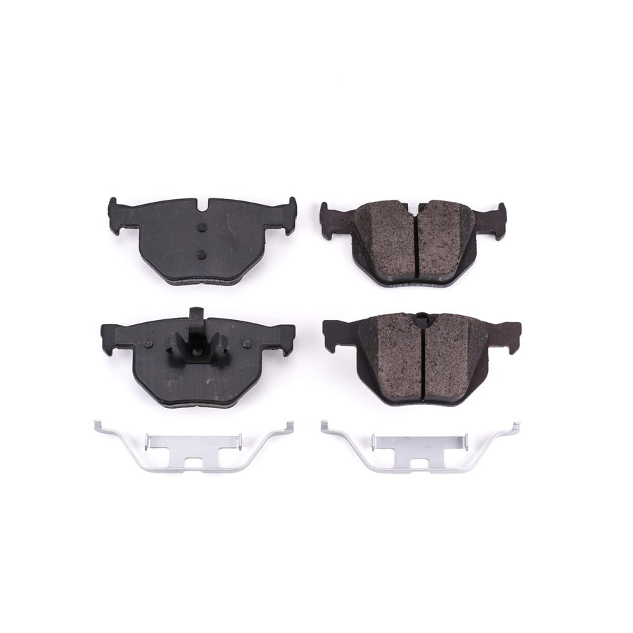 Power Stop Front Brake Kit For BMW 330Ci 2006 |330i 2006 |330xi 2006 |335d 2009-11 |335i 2007-13 |335i xDrive BMW 2009-13 - Ceramic Brake Pads With Installation Hardware, 17-1170