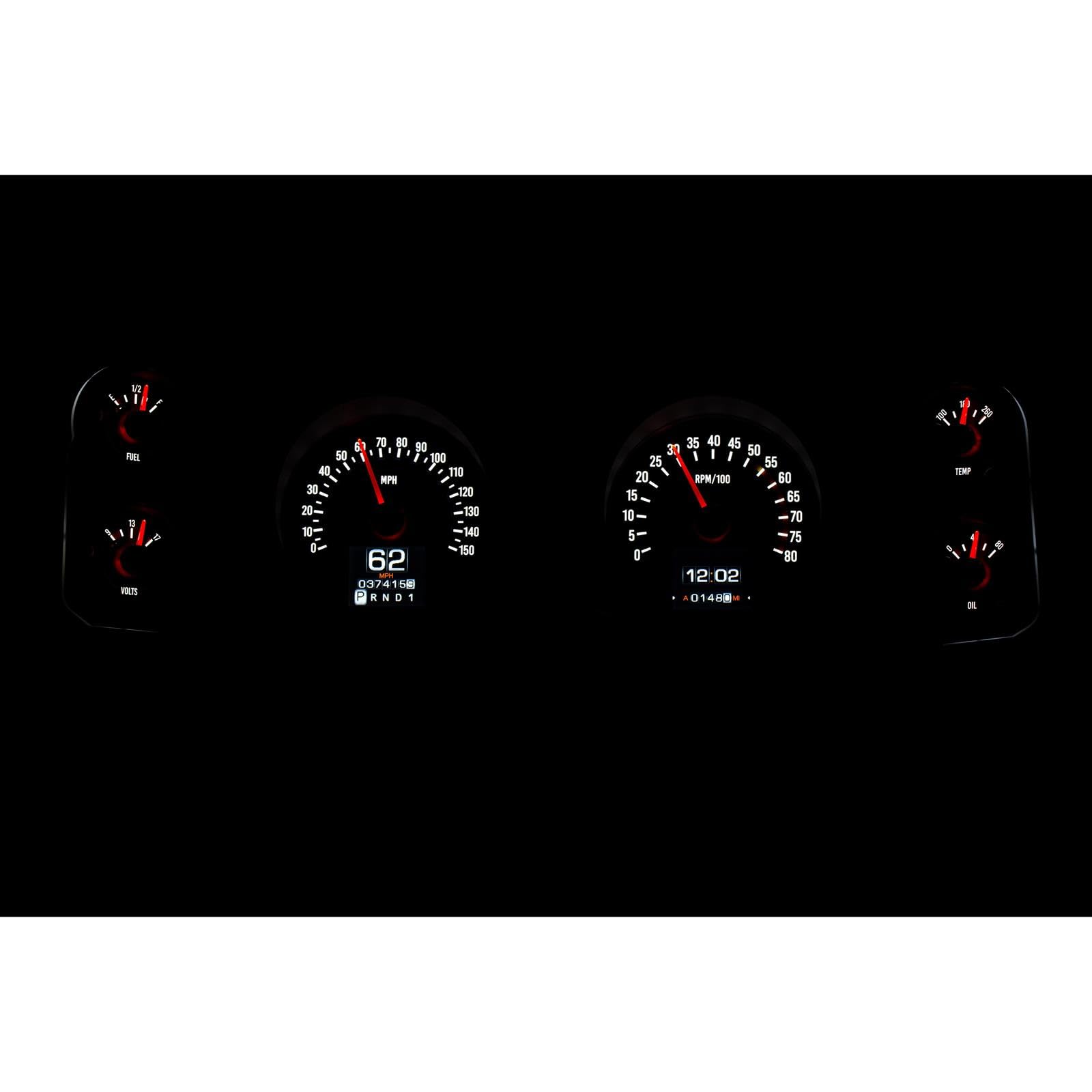 Dakota Digital Compatible RTX-70C-CAM-X with 1970-78 Chevy Camaro Retrotech Gauge Instrument System