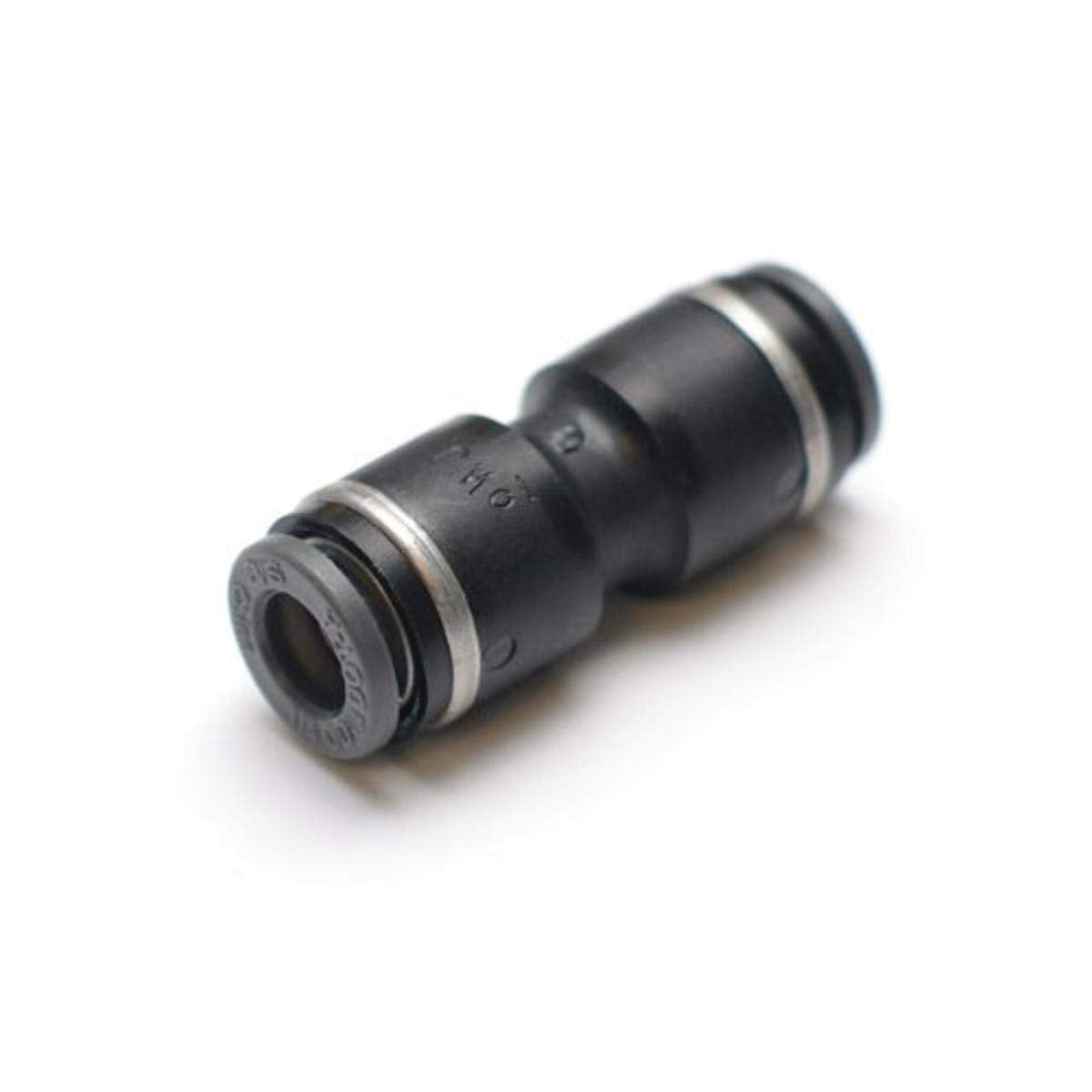 Push-to-Connect Ridetech 31956300 Tube Fitting, Adapter, 3/8" Tube Union Splice Fitting