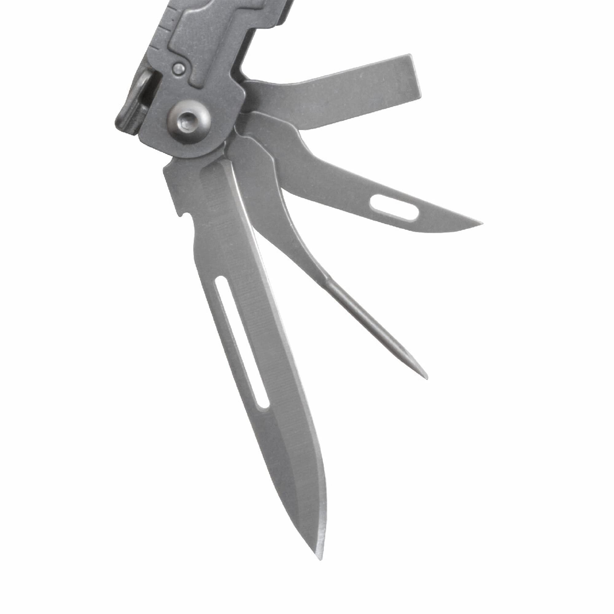 SOG One-Handed PowerAccess Lightweight Daily Pocketable Stainless Steel Multi-Tool for Backcountry 18 Tools, Stone Wash