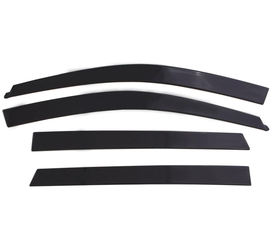 AVS Low Profile Rain Guards for 2018-2023 Chevrolet Traverse | Auto Ventshade Window Vent Visors, 4 pcs. - Dark Smoke | 894032