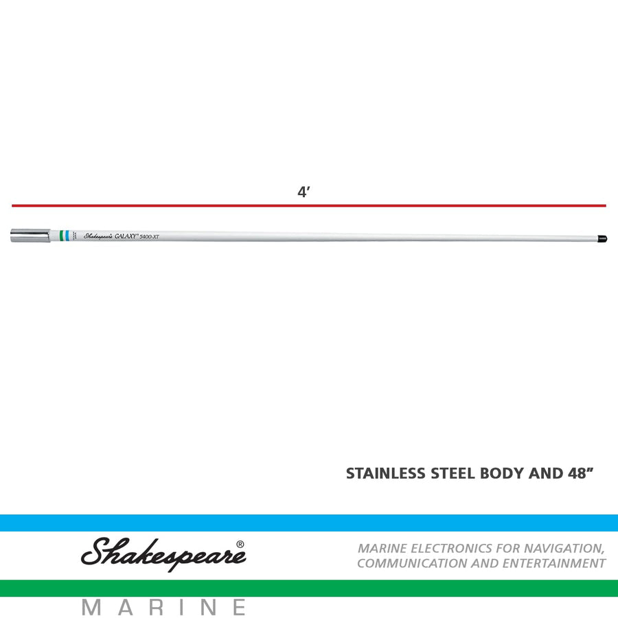 Galaxy Shakespeare 5400-XT 4' VHF Antenna - 3dB Gain