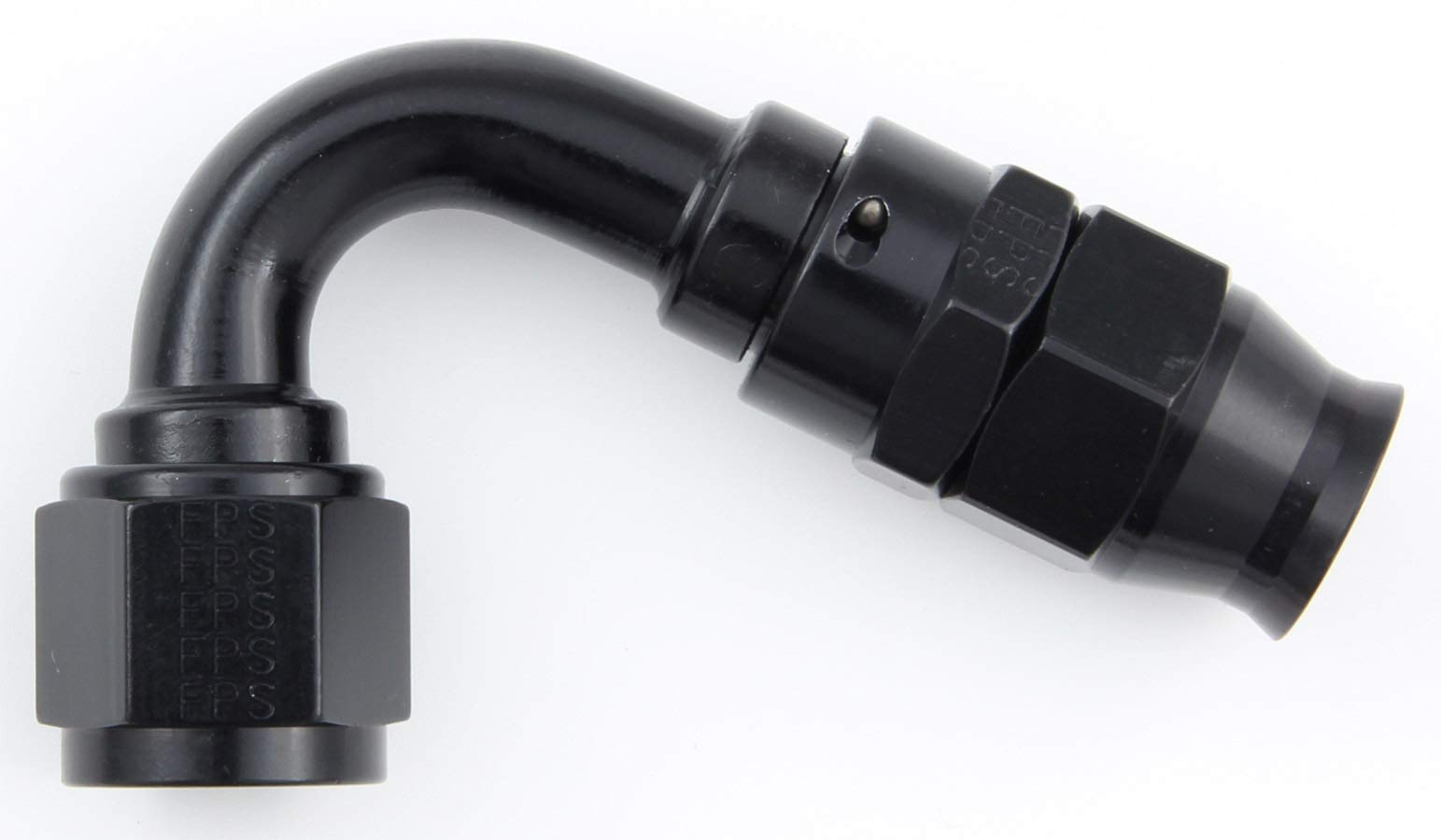 Fragola Performance Systems #6 Real Street 120 Deg. Hose End For Ptfe Hose Black 681206-BL