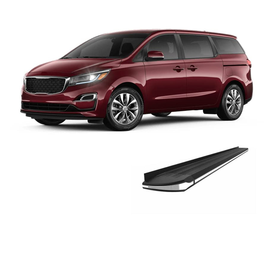 Exceed Black Horse Running Boards Compatible with 2015-2019 Kia Sedona-EX-K184 Black