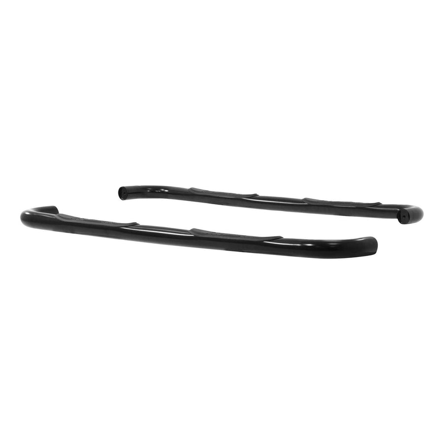 3-Inch ARIES Round Black Steel Nerf Bars, No-Drill, Fits Select Chevrolet, GMC C, K