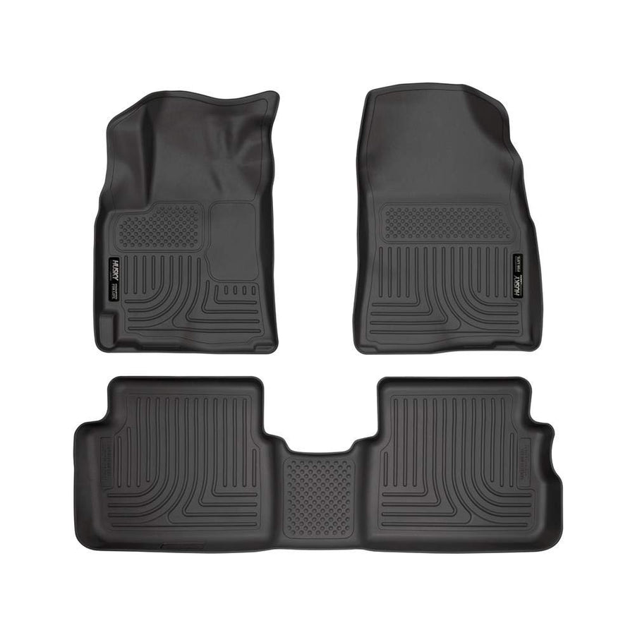 Husky Liners WeatherBeater 98531 Combination Front & 2ND Seat Floor Liners - (3