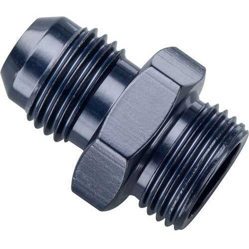 Fragola Performance Systems #6 X 11/16-18 Male Adapter-P/S Black 491959-BL