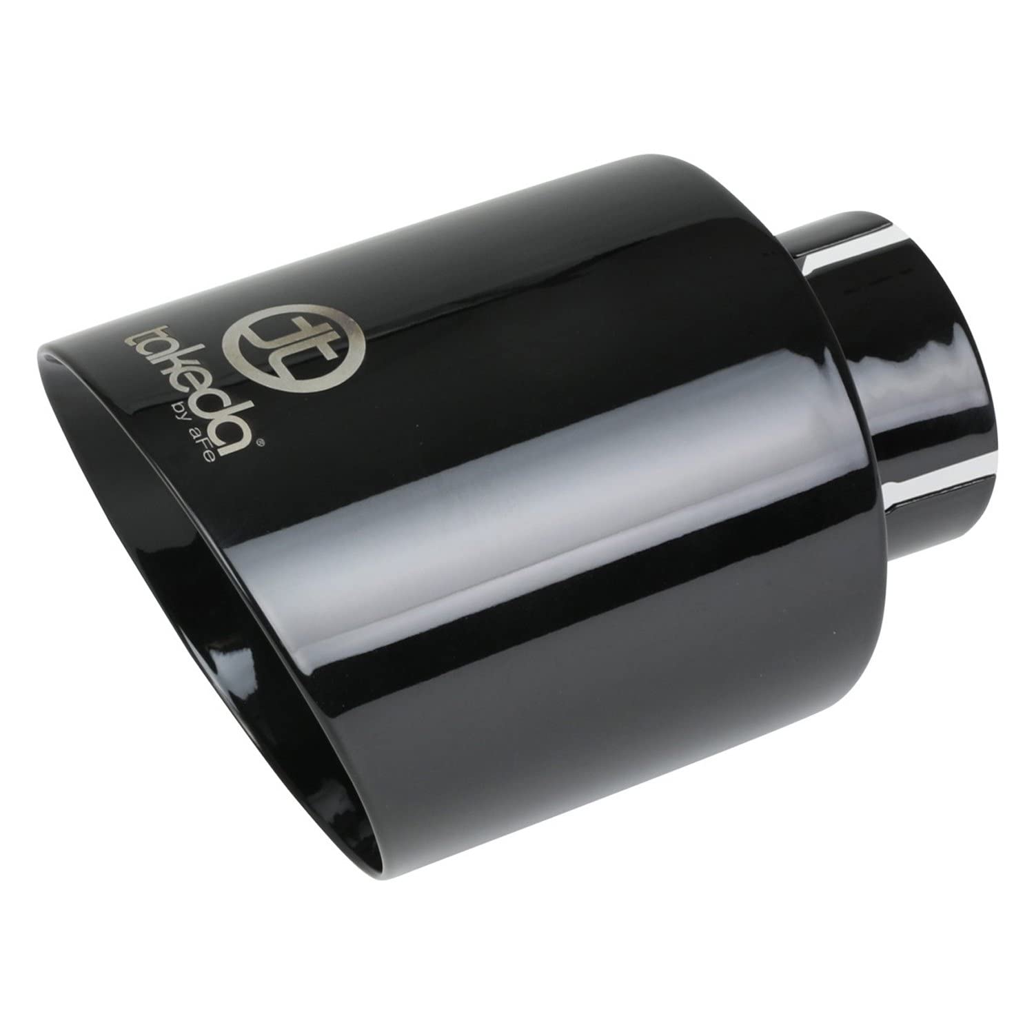 Takeda 409 Stainless Steel aFe Power Clamp-on Exhaust Tip Black 49T25454-B07