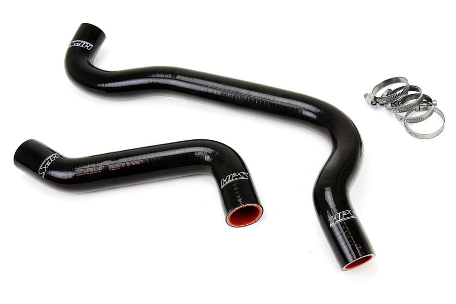 Black HPS 57-1009-BLK Silicone Radiator Coolant Hose Kit