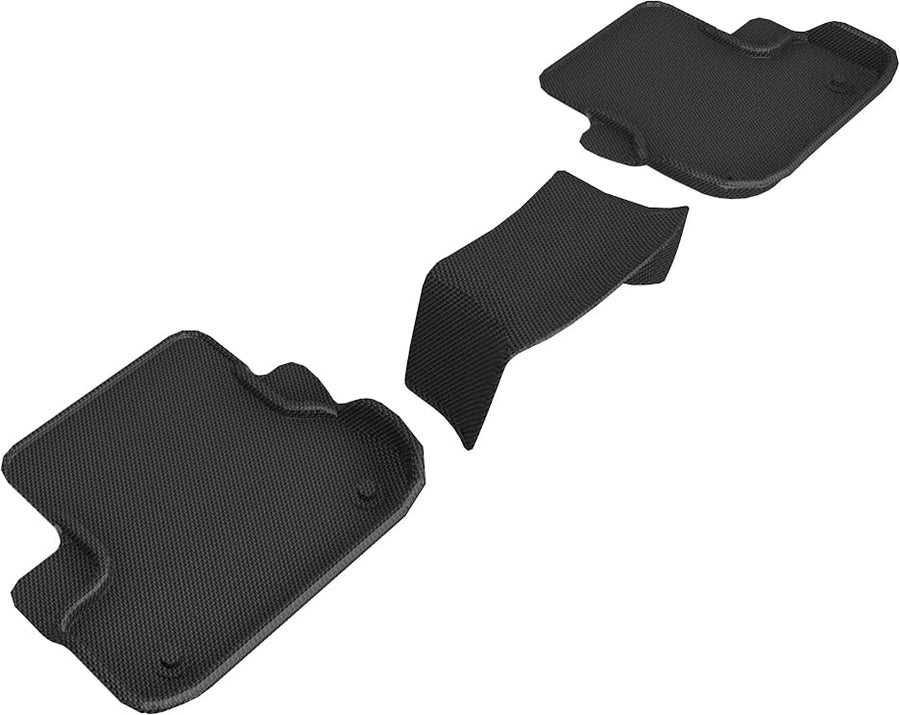 Kagu Floor Mat 3D MAXpider Custom Fit (Black) Compatible with Maserati Ghibli 2013-2018 - Second Row