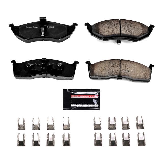 Power Stop Z23-591 Z23 Evolution Sport Carbon Fiber Infused Ceramic Brake Pads with Hardware