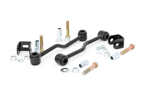 Rough Country Sway Bar Links Front for 97-06 Jeep TJ | 84-01 XJ | 4-5" - 1028