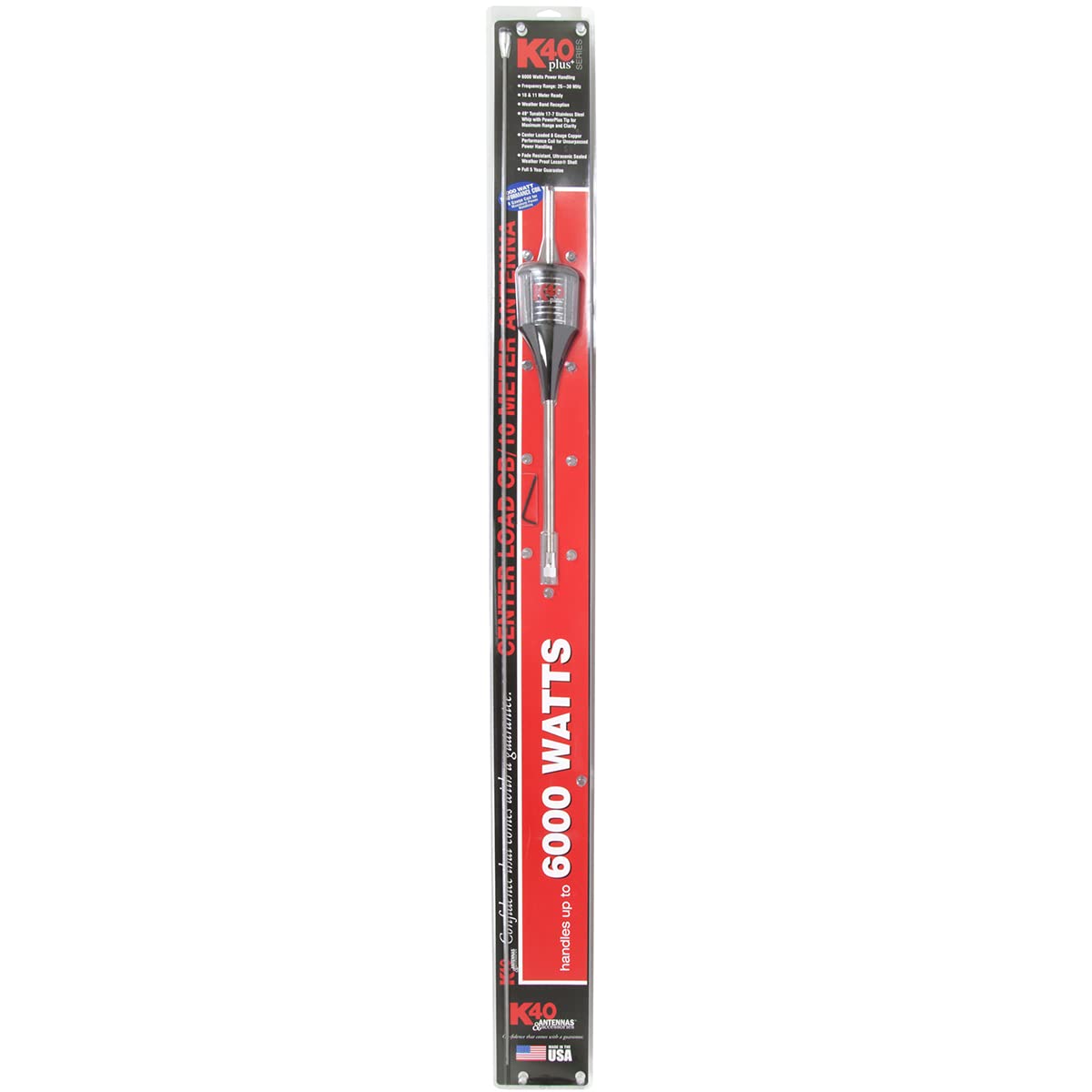 TR40PLUSBC K40 Antenna, Tunable, 49inH