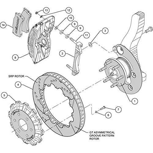 140-9072-D WILWOOD Big Truck Front Brake Kit