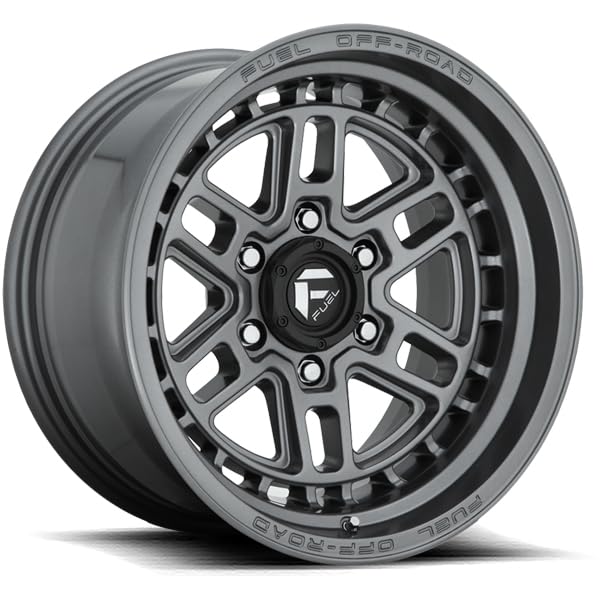Nitro FUEL GD -Matte GUN Wheel with Painted (17 x 9. inches /6 x 139 mm, -12 mm Offset)