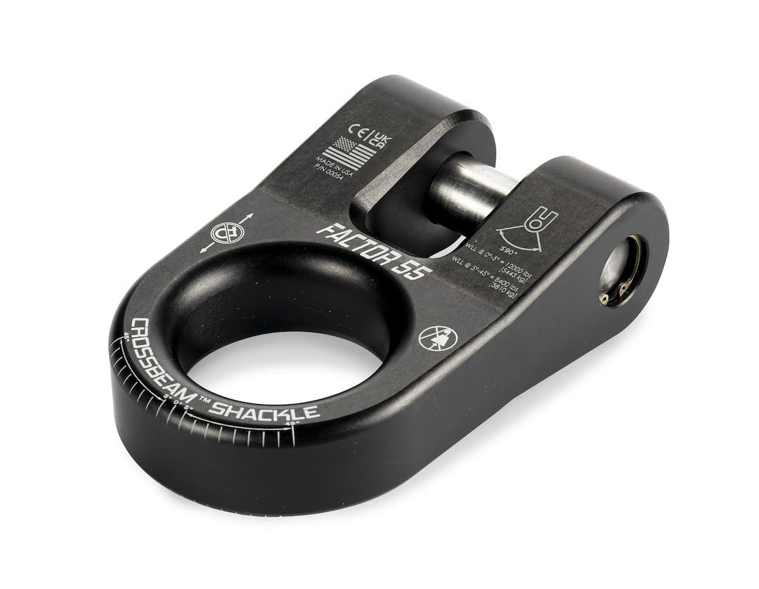 CROSSBEAM SHACKLE BLACK - Factor 55-00054-04