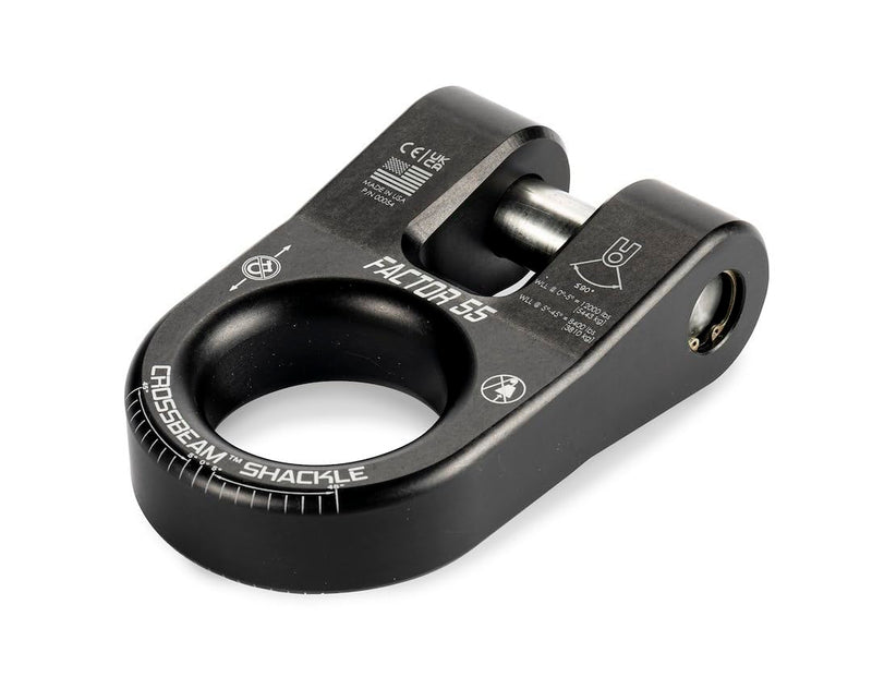 CROSSBEAM SHACKLE BLACK - Factor 55-00054-04
