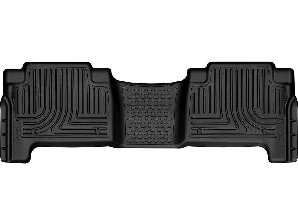 Weatherbeater Husky Liners Floor Mats | Fits 2017-2024 Nissan Armada; 2008-2013 Infiniti QX56; 2014-2024 Infiniti QX80 | 2nd Row, 1-pc Black - 19971