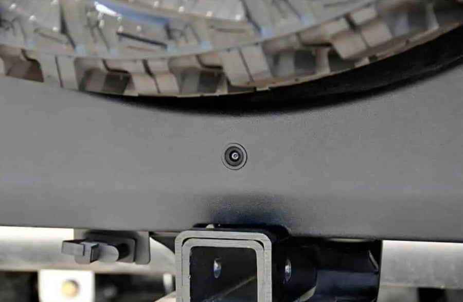 Back/Front RYDEEN CM-CKH5 Key Hole Camera, NightVision CMOS, Metal Casing, WingMount/Keyhole Selectable, Hole Saw Included, Reverse Trigger Auto On/Off, for Cars, Pickup Trucks, SUVs, Vans (Black)