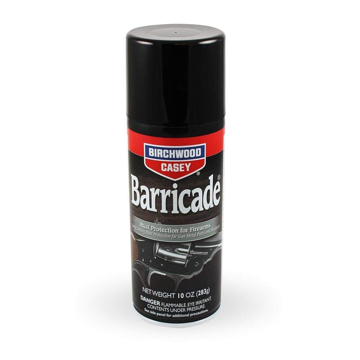 Barricade Birchwood Casey Rust Protection Aerosol | Effective Long-Lasting Anti-Rust Lubricant for Gun Metal Parts and Surfaces, 10 fl. oz.