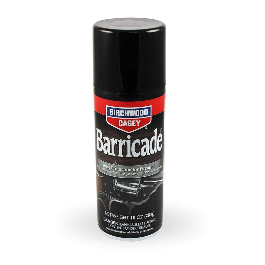 Barricade Birchwood Casey Rust Protection Aerosol | Effective Long-Lasting Anti-Rust Lubricant for Gun Metal Parts and Surfaces, 10 fl. oz.