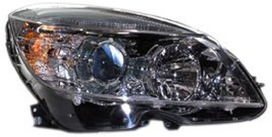 Right TYC Headlight Assembly Compatible with 2008-2011 Mercedes Benz C-Class