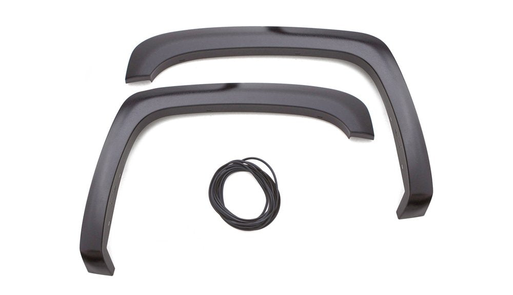 Lund SX110TB Elite Series Black Sport Style Textured Front Fender Flare - 2 Piece