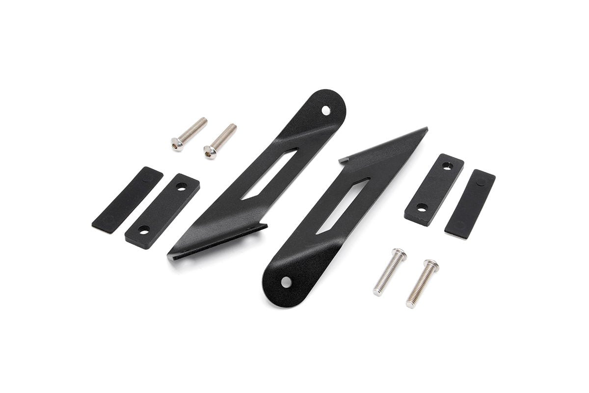 20" Rough Country Hood LED Brackets for 2007-2018 Jeep Wrangler JK - 70533