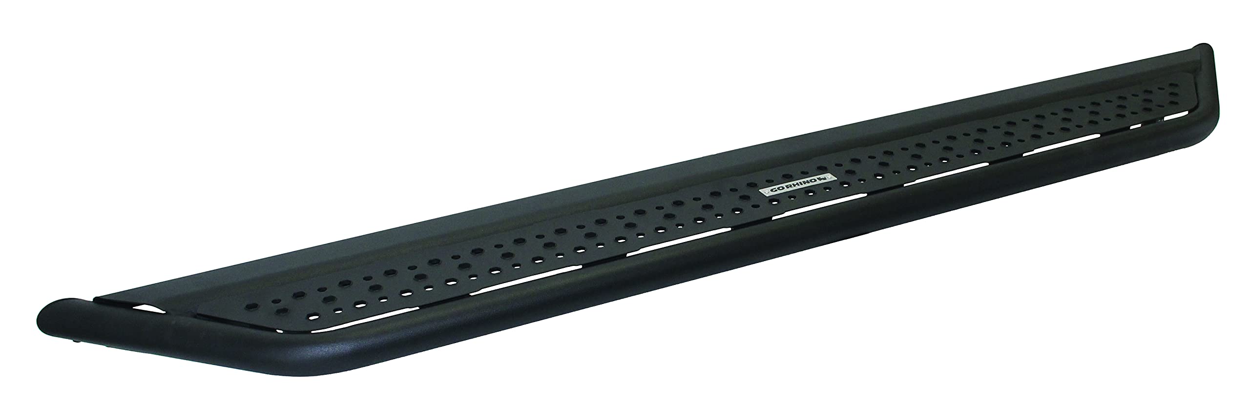 Dominator Xtreme D6 Go Rhino Sidestep & Brackets | Mild Steel, Textured Black | D64049T | Fits 2019-2025 Chevrolet Silverado & GMC Sierra 1500, 2500 HD, 3500 HD Crew Cab (See Description)