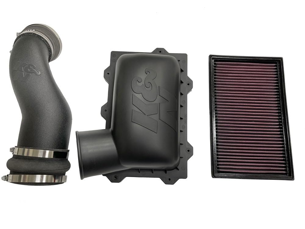 Cold Air Intake Kit K&N: Increase Acceleration & Engine Growl, Guaranteed to Increase Horsepower up to 9HP: Compatible with 1.0L, L3, Volkswagen/Audi/Skoda select models, 57S-9507