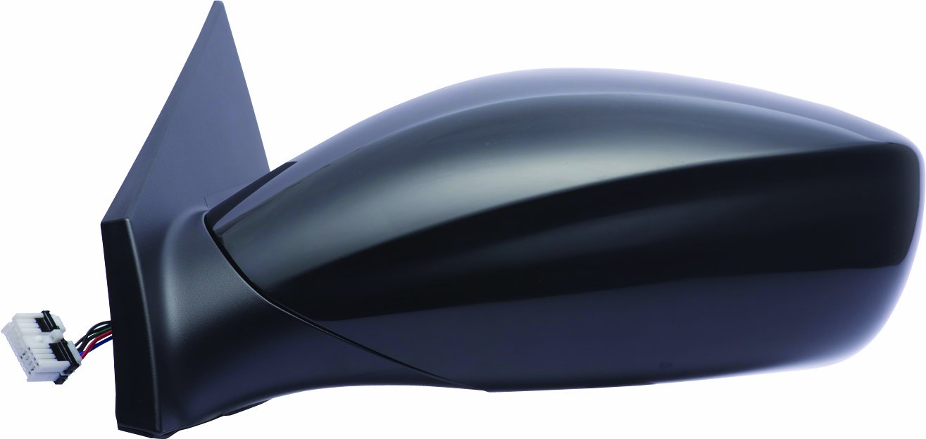 Hyundai Sonata Driver Side Replacement Flat Mirror, Fit System 65526Y Black PTM
