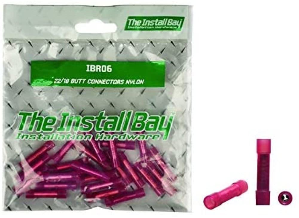 22-18 Butt Connector Nylon - Install Bay Retail Pack