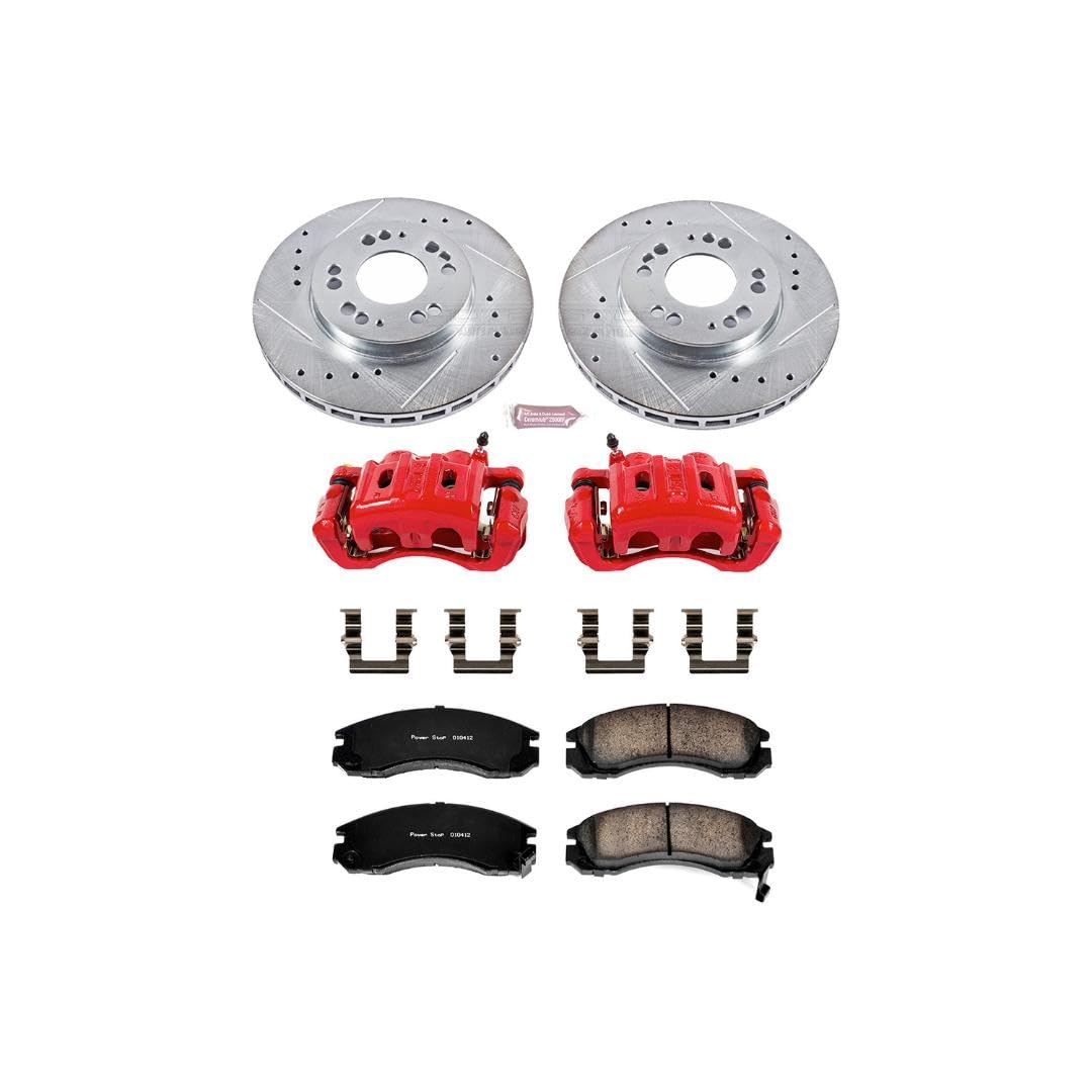 Power Stop Z23 Evolution Sport Brake Kit with Calipers For Mitsubishi Eclipse 1994-1999, Eagle Talon 1994-1997 [Model Specific]
