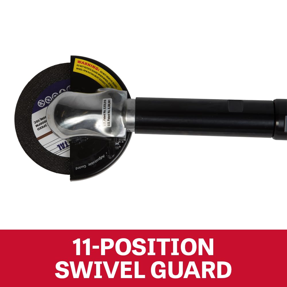 JET 4-Inch Extended Pneumatic Cut-Off Tool, 14000 RPM (Model JAT-483)
