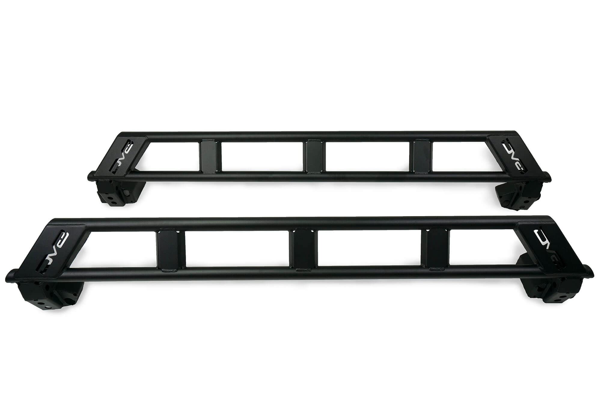 Rock Sliders FS-15 Series for 2021-2024 Ford Bronco | Ladder Design | Protects Frame and Undercarriage | Plated Ends | Black Finish | DV8 Offroad