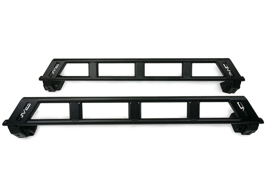 Rock Sliders FS-15 Series for 2021-2024 Ford Bronco | Ladder Design | Protects Frame and Undercarriage | Plated Ends | Black Finish | DV8 Offroad