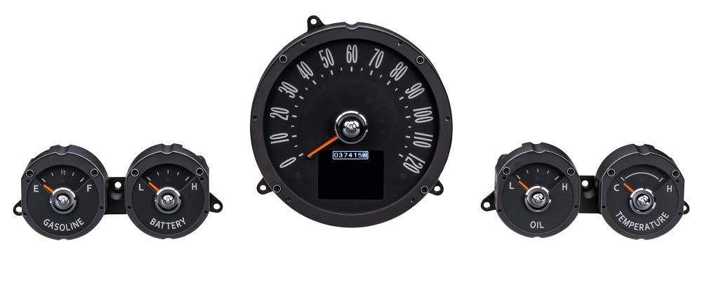 Dakota Digital RTX-59C-IMP-X Retrotech Gauge Instrument System Compatible with 1959-60 Chevy Impala/El Camino